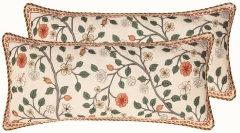 ISAENNE Designer Elegant Linen Throw Pillow Cover by Isaennehomedecoration