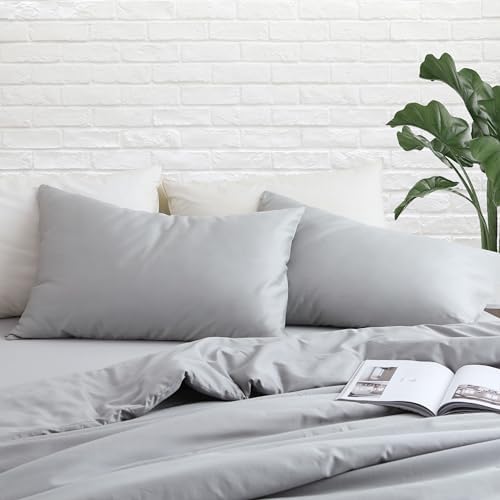 Standard Pillow Protector Set of 2, 100% Egyptian Cotton Pillow Cases - Image 7
