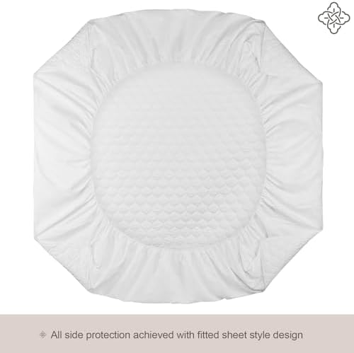 Bioweaves 100% Organic Cotton Mattress Pad Cover, GOTS Certified Cooling 300 - Image 3