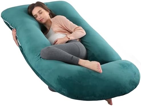 ALLOPERA Pregnancy Pillow, Full Body Maternity Pillow 57 inch, by Unknown