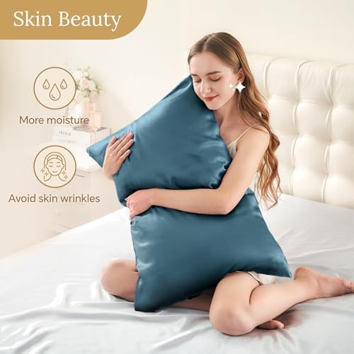 INFIIXSO Mulberry Silk Pillow Cases Standard Size - Image 3