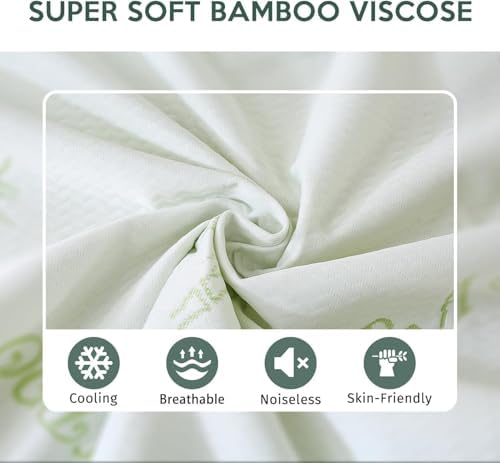 MUXHOMO 2 Pack Twin XL Mattress Protector, 100% Waterproof Mattress Cover Twin - Image 3