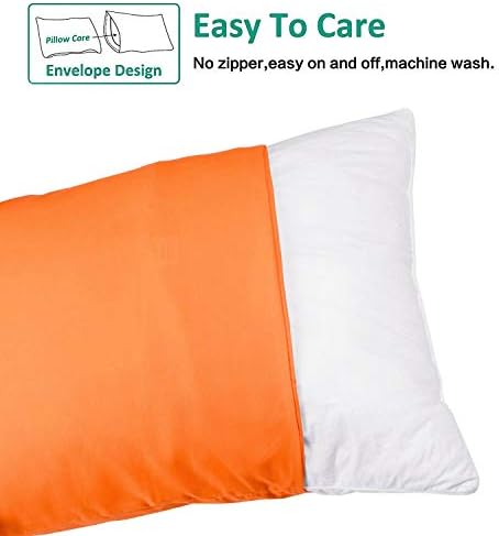 NTBAY Microfiber King Pillowcases, 2 Pack, 20 x 36 - Image 2