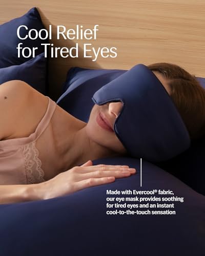 Rest® Evercool® Cooling Eye Mask, Full-Coverage Light Blocking, Instant - Image 2