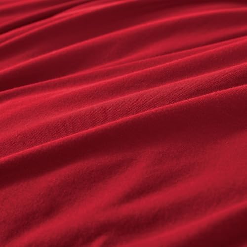 H HOUSEHOLD 100% Jersey Knit Cotton King Size Pillowcases Set of 2, Super Soft - Image 5