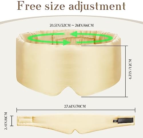 SECZIPE 100% Mulberry Silk Sleep Mask Eye Mask - Image 5