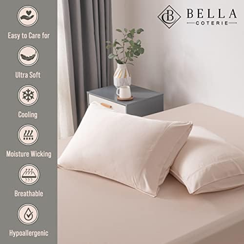 Bella Coterie | Luxury Bamboo Viscose Standard Size Pillowcase Set - Image 2