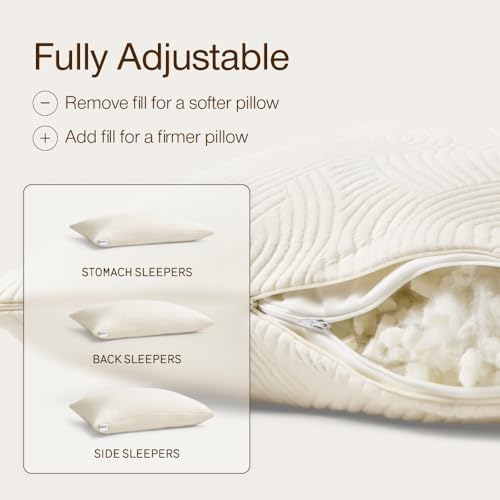 Coop Home Goods Extra Oomph Latex Pillow Fill, Extra Fill Bag of Cross-Cut - Image 6