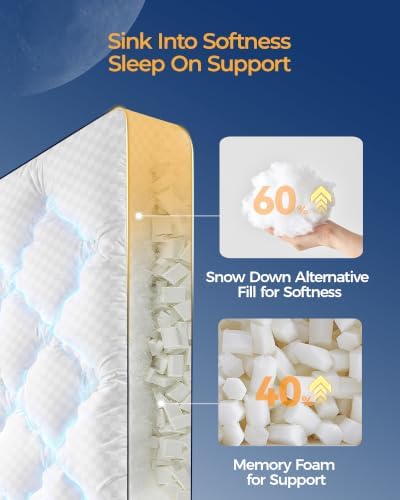 Kayfia 3 Inch Queen Memory Foam Mattress Topper - Image 2