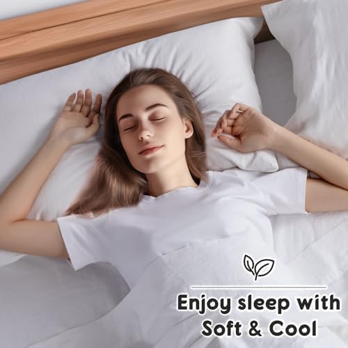SONORO KATE 100% French Linen King Size Sheets Set, Extra Deep Pocket - Image 5