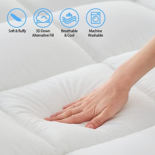 CYMULA Queen Mattress Topper for Back Pain - Image 5