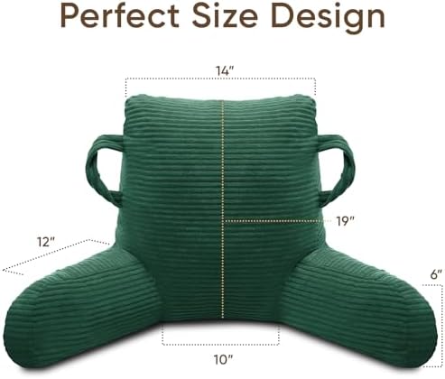 Reading Pillow for Sitting in Bed Adult, Memory Foam - Image 3