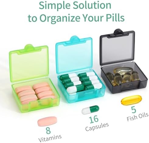 Opret Small Pill Box Square Portable - Image 2