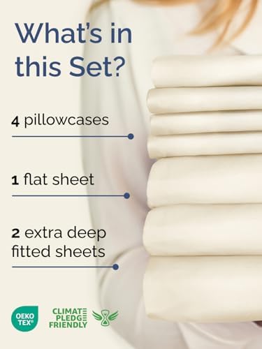 Extra Deep Split King Sheet Set - Image 2