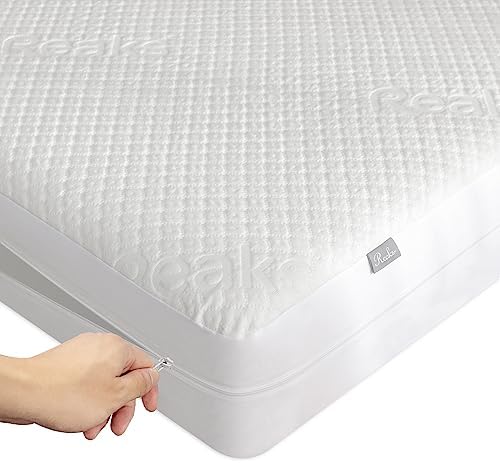 Reaks Zippered Mattress Protector Twin XL Size, Waterproof, 10-12" Deep by reaks