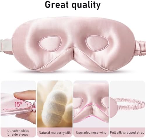 LitBear 100% 22 Momme Mulberry Silk Sleep Mask - Image 6
