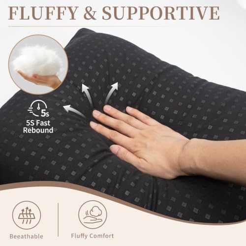 Bed Pillows for Sleeping King Size Set of 4, Luxury Hotel Quality Cooling - Image 3