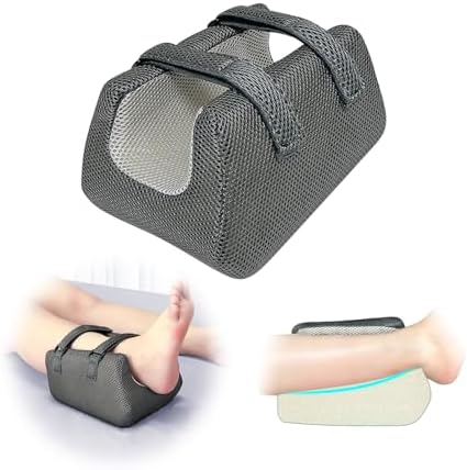 Heel Protector for Pressure Sores, Ankle Elevation Wedge Pillow by MYBOWHealth