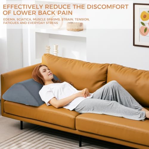 Knee Wedge Pillow for Post-Surgery Recovery-Leg Elevation Support for Sleep - Image 6