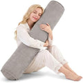 YZ HOME Corduroy Bolster Pillow, Long Pillow by YZHOME