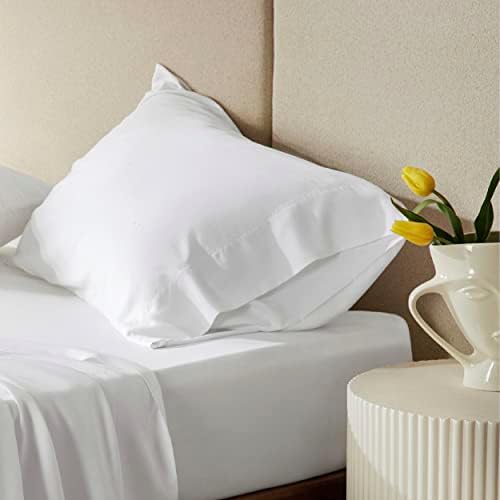 Bedsure PureWoven 100% Rayon Derived from Bamboo, Twin Bed Sheets, 3 Pieces - Image 5