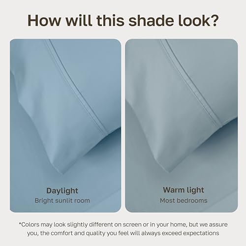 California Design Den Soft 100% Cotton Cal King Sheet Set, 400 TC Good - Image 4