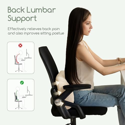 HIGOGOGO Lumbar Support Pillow for Recliner Chair/Accent Chair/Couch, Memory - Image 7