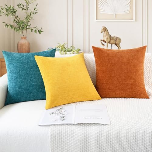 CaliTime Fall Decorative Throw Pillow Covers 26 X 16 Inches Burnt Orange - Image 5