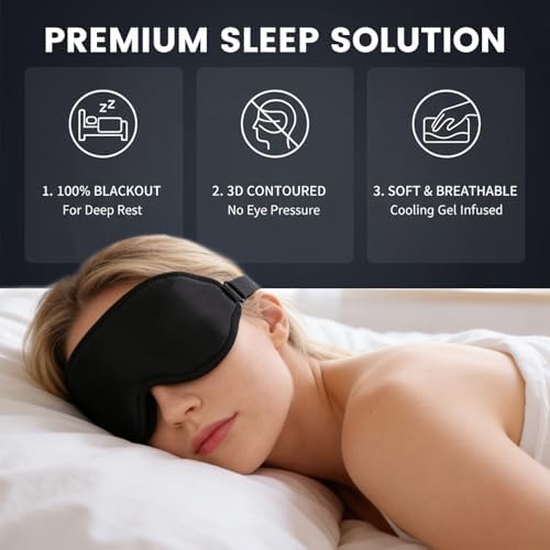 3D Cooling Gel Eye Mask for Women & Men - Image 2