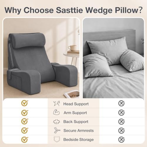 Sasttie 15-25 inch Adjustable Reading Pillow - Image 6