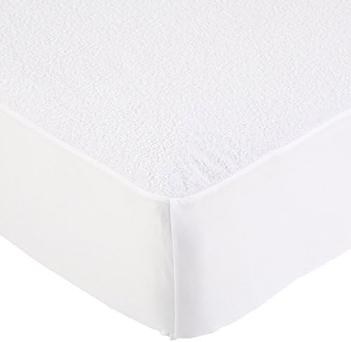 Amazon Basics Waterproof Breathable Mattress Protector, Queen Size, 18 inch Deep - Image 4