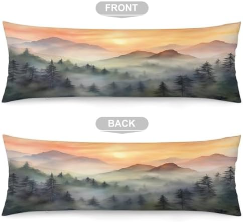 Foggy Mountain Body Pillow Cover Pillowcase - Image 3