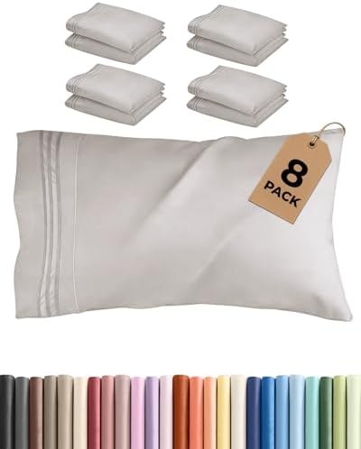 Queen Pillow Cases Set of 8 by CGKUnlimited
