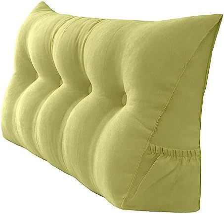 Peachwell Handmade Headboard Pillow- Triangular Wedge Support Large Bolster by PEACHWELL