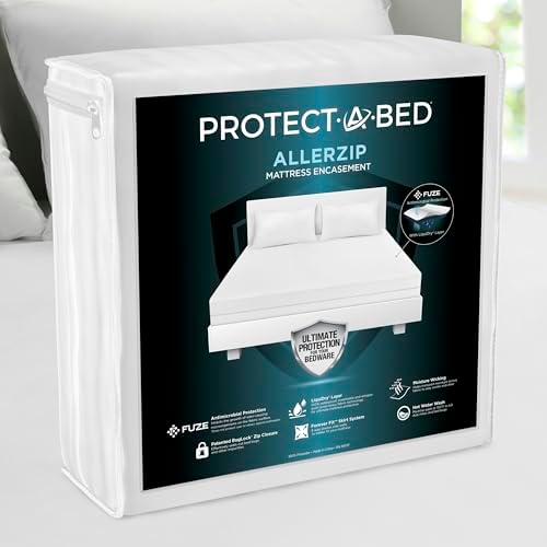 Protect-A-Bed AllerZip Deep Pocket Waterproof Mattress Encasement by Protect-A-Bed