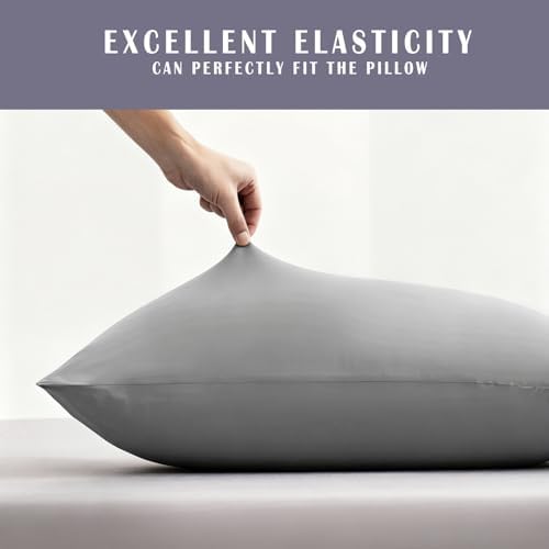 TELUS Cooling Pillowcases King Size 2-Pack, Silky Soft Breathable Pillow Case - Image 6