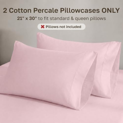 California Design Den 100% Organic Cotton 2-Pack Pillowcases Queen - Image 3