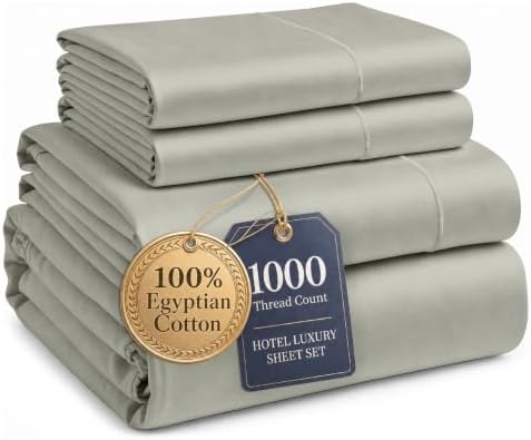 LANE LINEN California King Size Sheets Set 100% Egyptian Cotton by LaneLinen