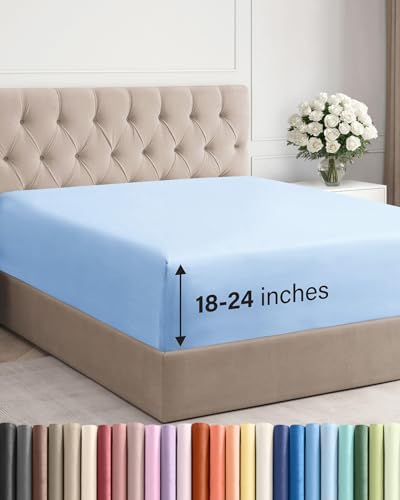 CGK Linens Extra Deep Cal King Fitted Sheet Only by CGKUnlimited