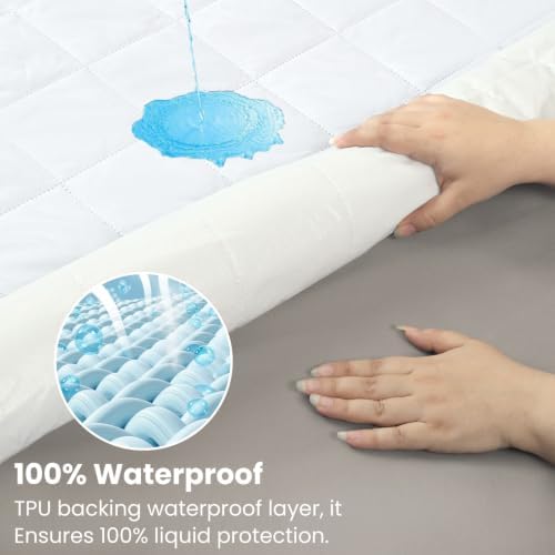 Full Waterproof Bed Pad with Corner Straps - Image 5