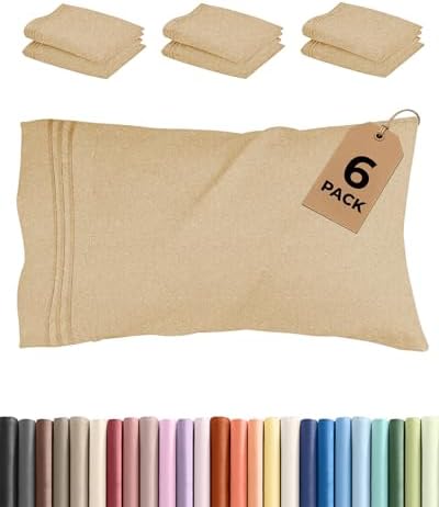 King Pillow Cases Set of 6 by CGKUnlimited