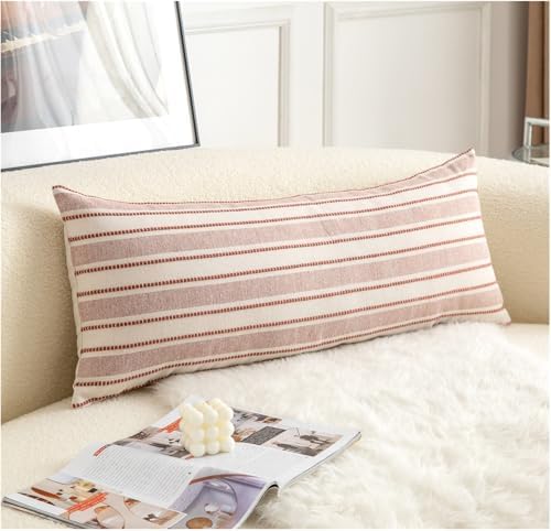 Cethom Decorative Boho Lumbar Pillow Covers, Modern Farmhouse Couch Pillowcase by Cethom