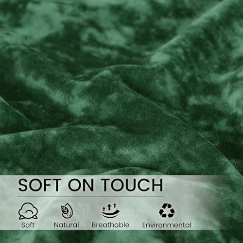 PHF Truly Velvet Body Pillowcase 20" x 54", Emerald Green, No Insert - Image 6
