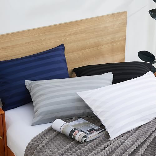 100% Cotton Zippered Pillow Protectors Standard Size - Image 6