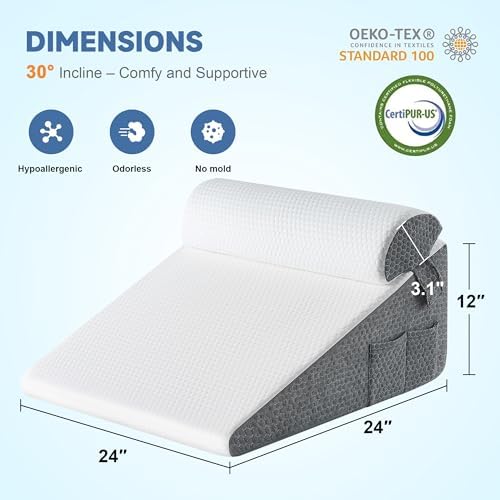 Yojoker Wedge Pillow for Sleeping - Image 2