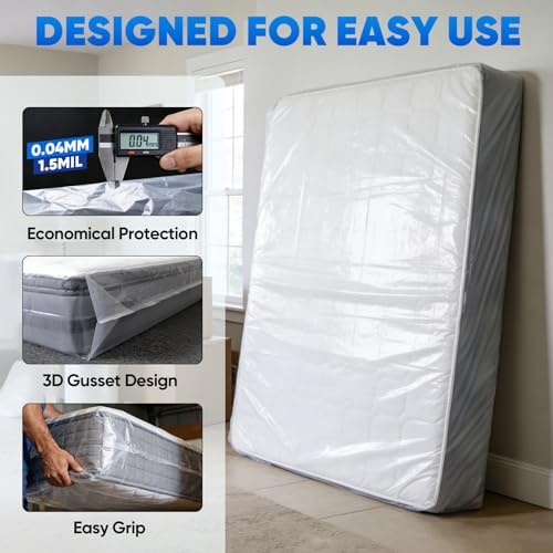 TICONN 2PK Plastic Mattress Bag - Image 2