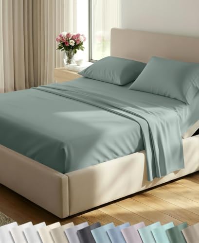 California Design Den 600 Thread Count Split King Bed Sheets by CaliforniaDesignDen