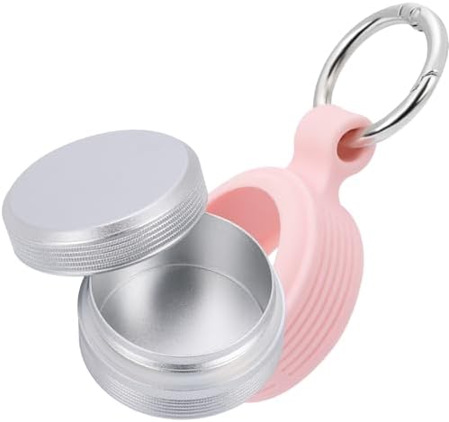 Premium Keychain Case – Small Metal Travel Pill Box, Waterproof Pill Container by SOBAHIDO