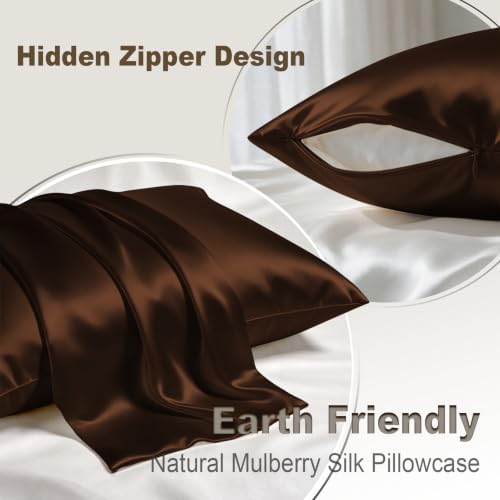 LYSHIN Silk Pillow Cases 2 Pack Queen Size - Image 2