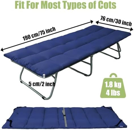 Tuphen Cot Mattress Pad-Cot Pads - Image 5